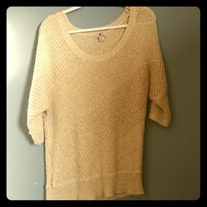 Crocheted winter sweater